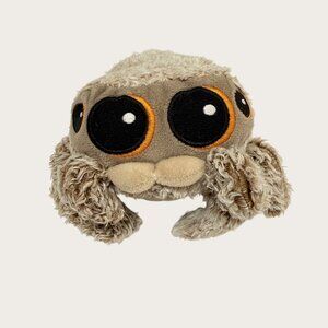 Lucas The Spider Plush Toy Stuffed Animal 6" Soft Brown Tan Fluffy Collectible